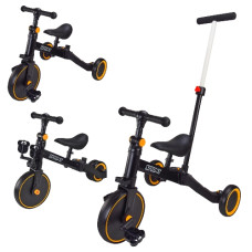 велосипед триколісний, колеса EVA 9,5"/5", чорний  TR2450  (1)