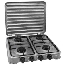 плита газова A-Plus 4 конфорки Gray  2108 GR  (6)