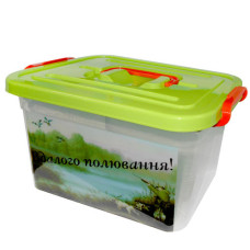 контейнер 6,3л. с декором (Полимербыт)