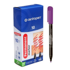 маркер Centropen 2846 тонкий фіолетовий, накінечник 1мм.  (10/200)