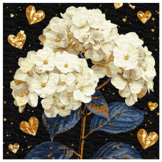 картина за номер. Ідейка 40х40см. "Чудові квіти"  КНО3277