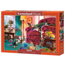 пазли Castorland  500 ел.  "Неслухняні кошенята"   В-53254  (20)