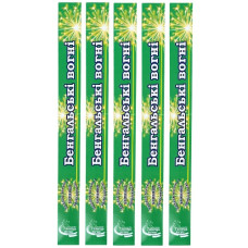 бенгальські вогні "Танець вогню" 50см. набр 5шт.  В-24  (20/180)