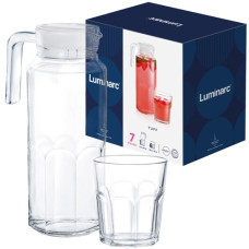 набір для напоїв Luminarc Tuff 7 предм. (глечик + 6 склянок)  Х3037