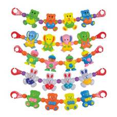 брязкальце-розтяжка на коляску в кул. 39см.  6348-56-82-78-52 А  (288)