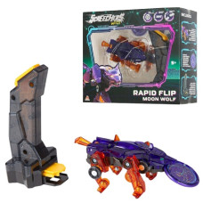 ігровий набір Screechers Wild! S5 L0.5 V2  Мун Вулф (запускач, машинка-трансформер)  KS686103B