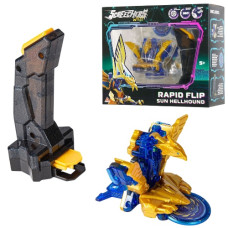 ігровий набір Screechers Wild! S5 L0.5 V2  Сан Хелхаунд (запускач, машинка-трансформер)  KS686104B