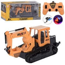 трактор р/к від 28см., акум., звук, світло, USB-зар., в кор. 43х19х16см.  А8863-42-43  (10)