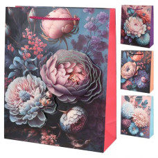 пакет подар. паперовий 31х40х12см. "Flowers 3D"  R34735-L  (12/360)
