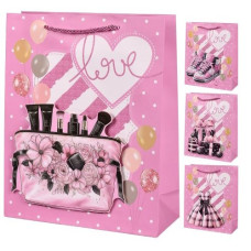 пакет подар. паперовий 26х32х10см. "Love 3D"  R98484-M  (12/480)