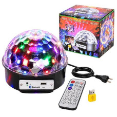 музична диско-куля LED Crystal Magic Ball Light 18х14см.  13-81/106424  (20)