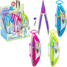 циркуль в пластиковому футлярі 16х6х2см.  0201/114556  (12/288)