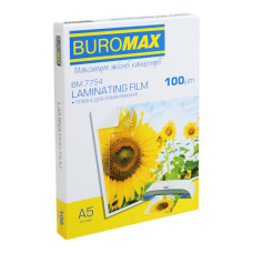 плівка для ламінування Buromax А5/100мкр. 154х216мм. 100шт.  ВМ.7754  (20)