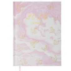 щоденник Buromax MIST світло-рожевий, датований на 2026 рік, А5  ВМ.21164-43