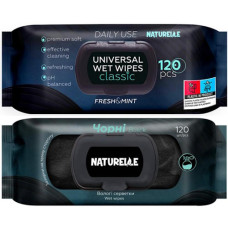 серветки вологі Naturelle Classic універсальні 120шт.  (8)