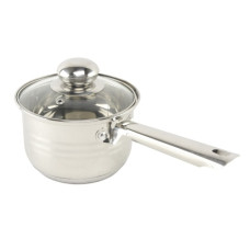 ковшик нержав. зі скляною кришкою A-Plus 1,4л.  2172  (12)