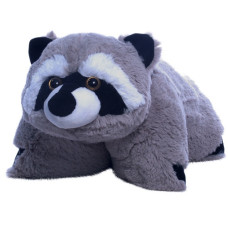 м`яка іграшка Копиця подушка-складушка Єнот 49см.  00295-75