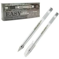 ручка J.Otten EA888GL гелева з блиском срібло  (12/144/1152)