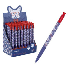 ручка Kite кульк. автом. синя 0,5мм. Corgi  K21-363-01  (40/1200)