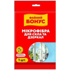 серветка з мікрофібри Файний Бонус для скла та дзеркал  (40)