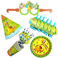 набір святковий Pelican Happy Birthday Динозаврики 36 предм.  871308  (1/50)