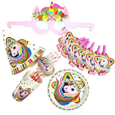 набір святковий Pelican Happy Birthday Єдиноріг 36 предм.  871321  (1/50)