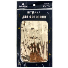 шторка для фотозони Pelican 1х2м. "Глянцева фольга" шампань  872104  (10/300)