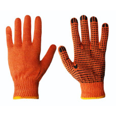 рукавиці х/б  з ПВХ-крапкою  9-550/4210  (12/600)