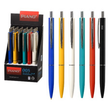 ручка Piano РS-005 автом. кульк. масл. синя  (24/1152)