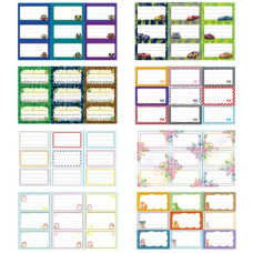 наліпки Апельсин для підпису зошитів та книг, набір 9шт.  НС-15  (32)