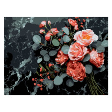 картина за номер. Strateg 30х40см. "Квітковий букет"  FH-31