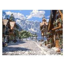 картина за номер. Strateg 30х40см. "Тиха вуличка"  SS-1249