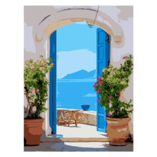 картина за номер. Strateg 30х40см. "Середземноморська арка"  SS-1250