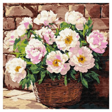 картина за номер. Ідейка 40х40см. "Ніжний аромат"  КНО3311