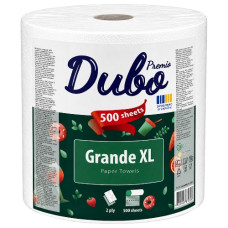 рушник паперовий Диво Premio Grande XL двошаровий білий 500арк.