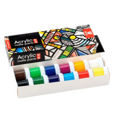 фарби акрилові Arteo Geometric 12кол.х10мл. матові  322112011
