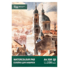 склейка для акварелі ROSA Studio А4/20арк., 200гр./м2  39820004