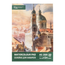 склейка для акварелі ROSA Studio А5/20арк., 200гр./м2  39820005