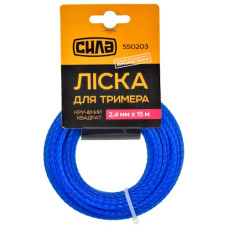 ліска для тримера Сила кручений квадрат d-2,7мм. 15м.  550205