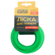 ліска для тримера Сила гептагон (семикутник) d-3,0мм. 15м.  550254