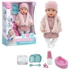 пупс 45см., п`є, ходить на горщик, заплющує очі, одяг, аксесуари, в кор. 27х13х43см.  BL 251 D  (12)