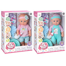 пупс 33см., п`є, ходить на горщик, звук, рух, аксесуари, в кор. 26х11х35см.  59016 В-1  (12/24)