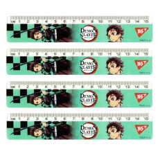 лінійка YES 15см. "Demon Slayer"  370678  (20/100)