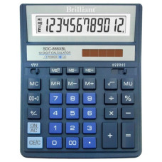 калькулятор Brilliant SDC-888XBL кольоровий настільний 15,8х20,3х3,1см.  (10/40)