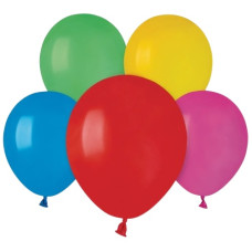 кульки повітряні Італія пастель мікс 13см./5" (ціна за упак. - 100шт.)  1101-0018