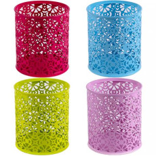 стакан для ручок J.Otten металевий сітка ажурний кольоровий  IMG3687  (12/96)