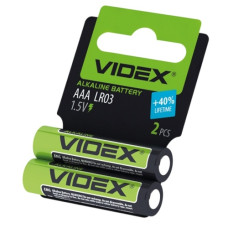 батарейка Videx Alkaline LR 03  1x2 бліст.  (60/720)