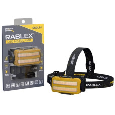 ліхтарик налобний Rablex  660Lm  (white, yelow, red), Li-pol, Type-C, sensor  RB979