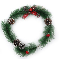 вінок новорічний "Шишки" d-20см.  6527-Р1-162