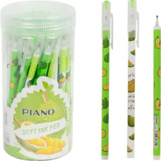 ручка Piano РТ-1113 "Durian" кульк. масл. синя 0,6/0,7мм.  (50/2400)